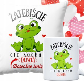 Valentin-napi Szett Fiú Bögre Párna Személyre Szabott Nyomtatás