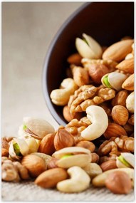 Poszterek 80x120 Szárított dió tál