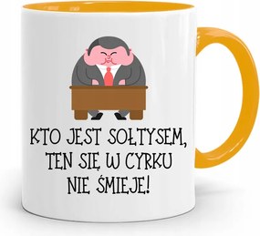 Sárga Bögre A Cirkuszban Nem Nevet A fényképes nyomattal