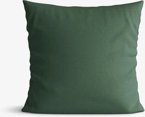 Goldea karácsonyi pamut párnahuzat - sötétzöld 50 x 50 cm