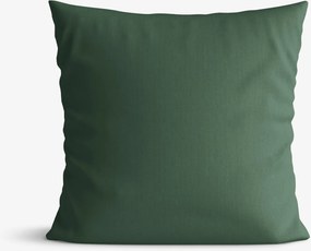 Goldea pamut párnahuzat - sötétzöld 40 x 40 cm