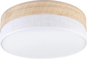 Mennyezeti lámpa SIRJA BOHO 2xE27/15W/230V átmérő 45 cm bézs/fehér