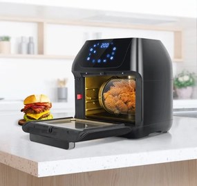 Aigostar forrólevegős sütő 1400W/230V, 12 l, fekete