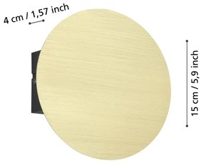 Eglo 901201 - LED Fali lámpa TALAMELLO LED/4W/230V 3000K arany
