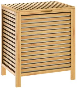 Casaria® Bambusz szennyeskosár - 62L