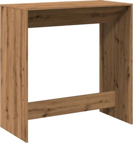 vidaXL kézműves tölgy színű szerelt fa bárasztal 102 x 50 x 103,5 cm