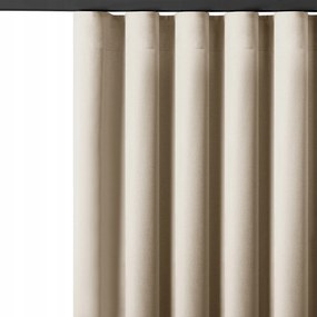 Filumi Függöny finom szövésű szalag wave nappali Bézs 140x280