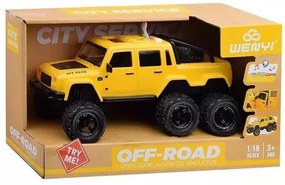 Wenyi 28Cm Nagy 1:16 Jeep 6 kerekű Lendkerekes Elemes Autó (fény/hang) Tologatós Játék