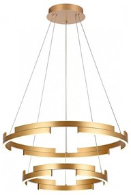 Redo 01-3178 - LED Dimmelhető csillár zsinóron CASTLE LED/60W/230V arany