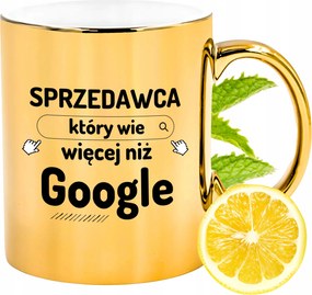 Prémium Arany Csillogó Bögre Eladó Ajándék Nyomtatott Fotóval