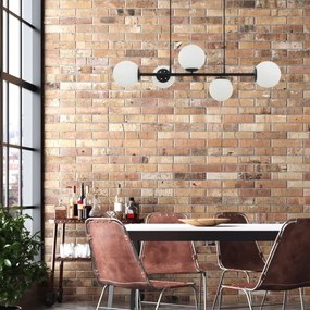 Kábeles csillár MADDIE 5xE14/5W/230V fekete