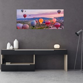 Kép - Hőlégballonok (120x50 cm)