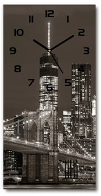 Négyszögletes fali üvegóra Manhattan new york city pl_zsp_30x60_c-f_80217488