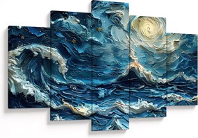 Kép - Az ég és a tenger festése (150x105 cm)