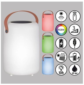 USB LED hordozható kültéri lámpa távirányítóval ø 14 cm Orno – Fischer &amp; Honsel