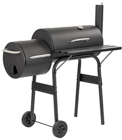 Faszenes kerti grillsütő füstölővel