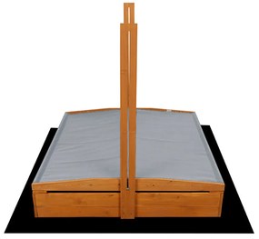 120 cm-es homokozó impregnált tetővel + agrotextíliával