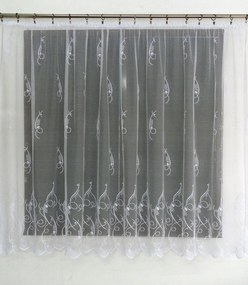 Mg Függöny 45/10 Fehér 300x160cm Kész Szalaggal M