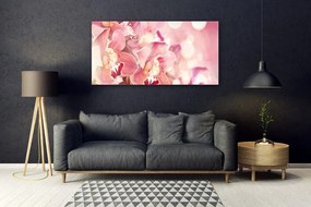 Üvegfotó virágok növények 120x60cm