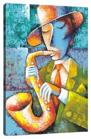 Saxophone kép, 50 x 70 cm - Tablo Center