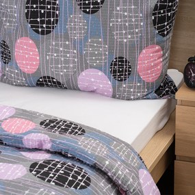 4Home Pink illusion krepp ágyneműhuzat, 140 x 200 cm, 70 x 90 cm, 140 x 200 cm, 70 x 90 cm