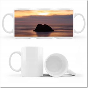 Fényképes bögre Sziget Tó Felhők