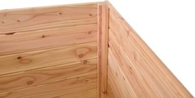 ROJAPLAST Prémium emelt virágcserép 70 x 70 x 50 cm fa