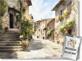 Fotótapéta Flizelina Város Dél Olaszország Toszkána Utca 368x254 ragasztó