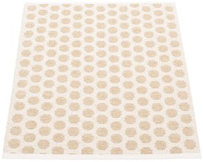Bézs-krémszínű kültéri-beltéri szőnyeg 70x90 cm Noa Beige Vanilla – Pappelina