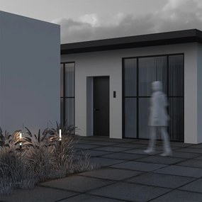 O487FL-L3GF3K1 Flare Alumínium Kültéri állólámpa Szürke Színű LED 3 W 3000 Kelvin 250 Lumen IP54