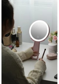 Immax 09102L - LED+CCT dimmelhető kozmetikai tükör SWEET LED/3W/5V rózsaszín