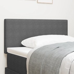 Fejtámla Egyszerű Design Világosszürke 80 cm Kordbársony