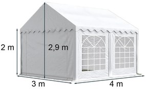 Rendezvénysátor 3x4 m