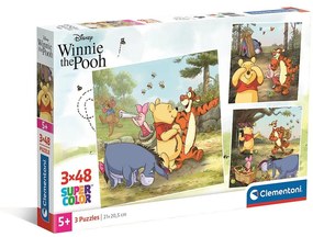 Disney Micimackó Honey Tree 3x48 db-os puzzle Clementoni