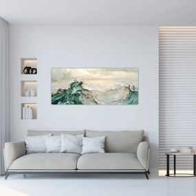 Kép - 3D tengeri absztrakció (120x50 cm)