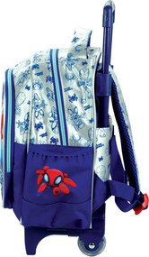 Pókember Spidey Glow gurulós ovis hátizsák, táska 30 cm