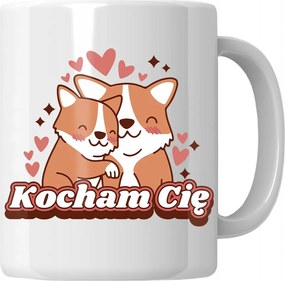 Corgi Bögre Szeretlek Ajándék Lány Feleség Barátnő