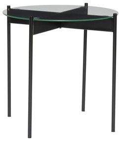 Kerek tárolóasztal üveg asztallappal ø 45 cm Beam – Hübsch