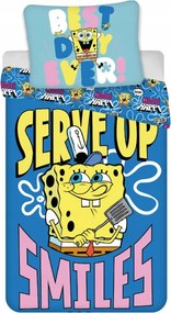 SpongyaBob Serve Up ágyneműhuzat 140×200cm, 70×90 cm