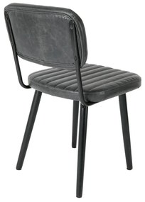 Fekete étkezőszék Jake Worn – White Label