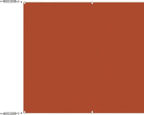vidaXL terrakotta oxford-szövet függőleges napellenző 100 x 1000 cm