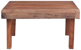 Tömör mahagóni fa dohányzóasztal 60 x 45 x 23 cm