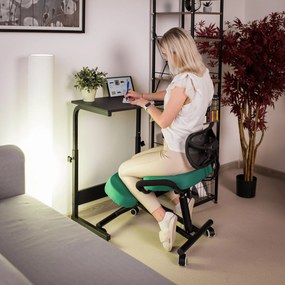 Ergonomikus zsámoly, zöld/fekete, RUFUS