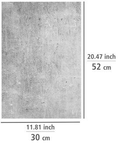 Edzett üveg tűzhely fedőlap szett 2 db-os 52x30 cm Concrete – Allstar