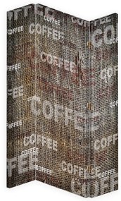 Gario Paraván Kávé Méret: 145 x 170 cm, Kivitelezés: Forgó paraván 360°