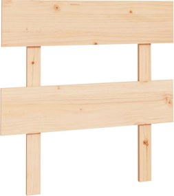 vidaXL tömör fenyőfa ágyfejtámla 78,5x3x81 cm