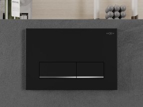 Mexen Fenix ​​​​12, öblítő gomb Mexen modulhoz, fekete matt-króm, 601203