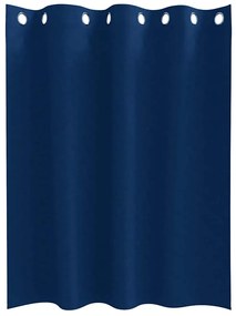 Függönyök függönyökkel 2 pcs Sötétkék 140x140cm Poliészter