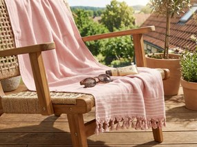 Fürdőlepedő WALRA rózsaszín 90 x 180 cm, 100% pamut