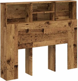 vidaXL antik fa színű szerelt fa áthidalószekrény 120 x 19 x 103,5 cm